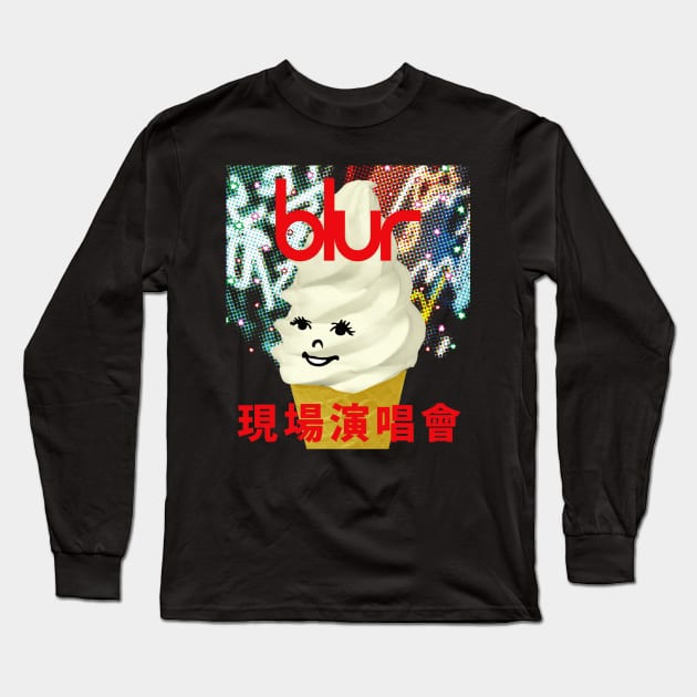 japanese blur Long Sleeve T-Shirt by Luke Jay Art